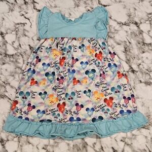 Balloons & Inspirational Quotes Milksilk Dress Girls 4T Boutique Style